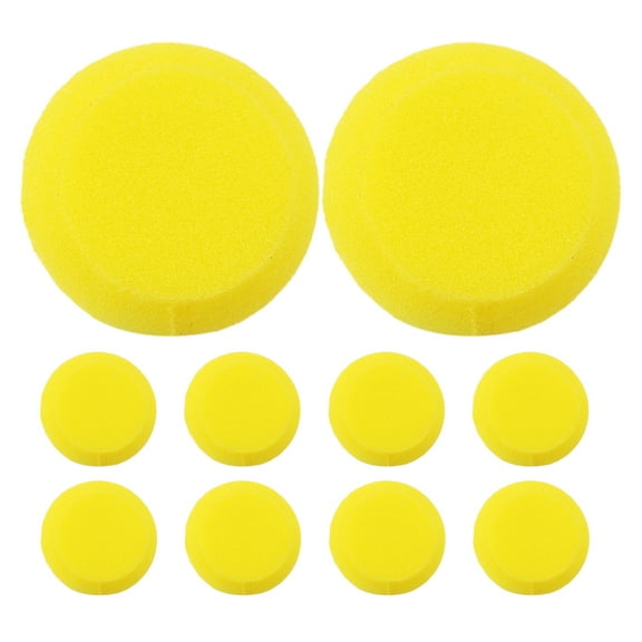 Raindrops 10pcs Childrens Doodle Sponge Round Paint Brushes Easy To Hold And Clean For Kids Painting Watercolor Crafts Home Cleaning Pottery And Clay