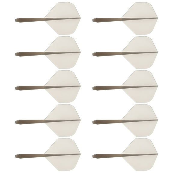 Raindrops 10pcs Soft Tip Dart Shafts 75mm Transparent Plastic Darts Accessories for Easy Replacement and Durable Use