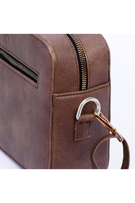 10pcs D Ring Spring Buckle Semicircle Metal Key Ring Clasp Clamps Diy Accessories for Backpacks Purse Strap