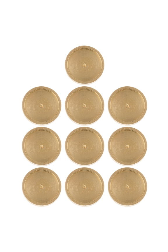 FOMIYES 10pcs Earrings Bezels Stainless Steel for DIY Earring Making Women