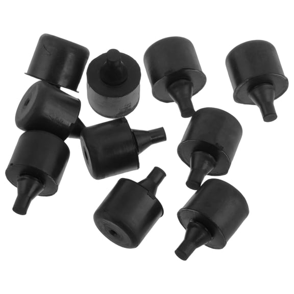 Raindrops Car Bumper Guard Engine Cover Rubber Grommets Black Color Complete Set for Car Versatile Application Easy Installation