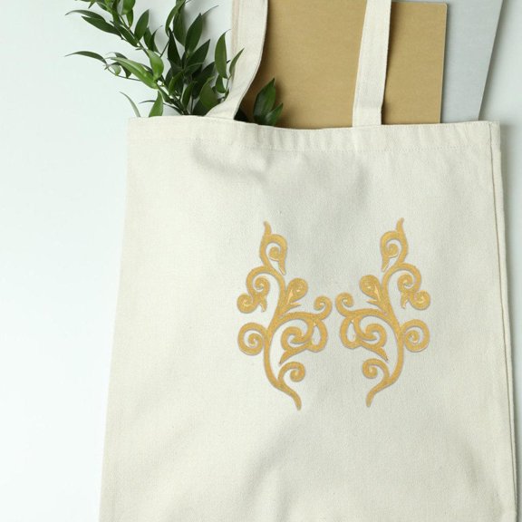 Raindrops Hollow Golden Embroidered Appliques for Crafts, Decorative Sewing Accessories