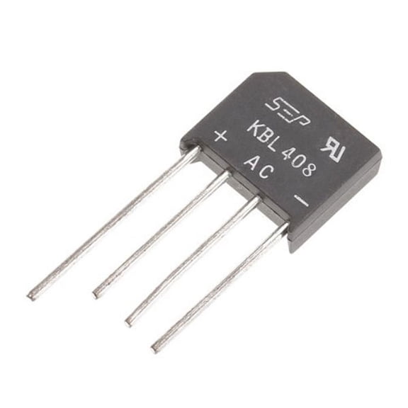Raindrops 10pcs KBL408 800V 4A Bridge Rectifiers (Black)