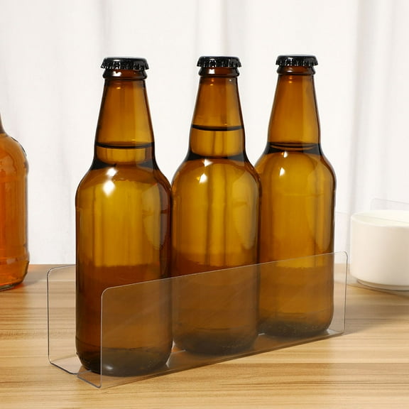 Raindrops 10pcs L-Shaped Clear PVC Shelf Dividers for Closet and Cabinet Organization Plastic Clapboard Separators for Grocery Shelves Goods Sorting Board for Home and Store Use (non-magnetic)