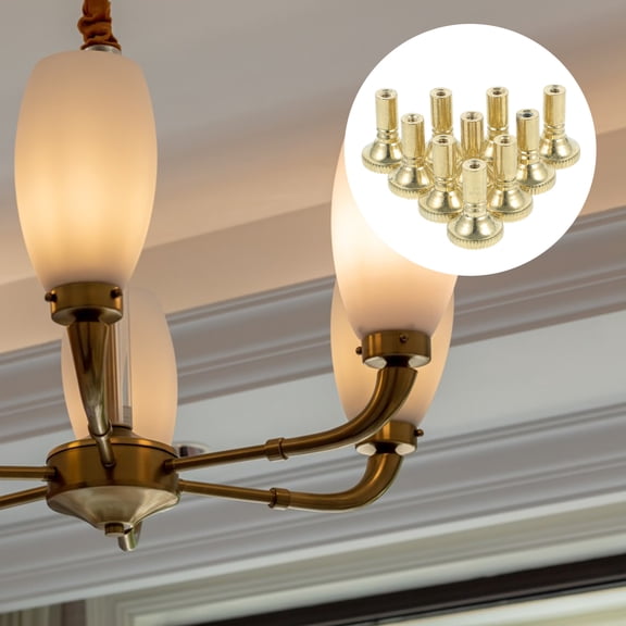 Raindrops 10pcs Lamp Switch Knobs Replacement Threaded Knobs for Lamp Socket Screw On Lamp Knob