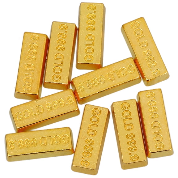 Raindrops 10pcs Accessories Set for Dollhouses, Pirate Models, Faux Alloy Bars, and Craft Decorations