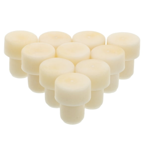 Raindrops 10pcs Mini Rubber Stoppers for Glass Bottles, Sealing Stopper Wine Saver, Bottle Lid, Tiny Glass Jar Caps