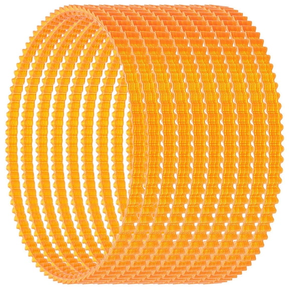 FOMIYES 10pcs Practical Sewing Machine Straps Orange Polyurethane Sewing Machine Accessory for Home Use