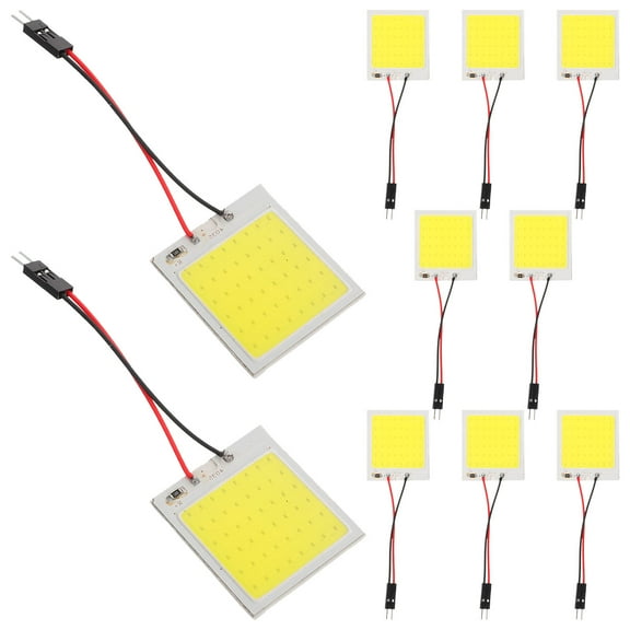 Raindrops Car Ceiling Roof Dome Light Led Panel Light Yellow 10Pcs
