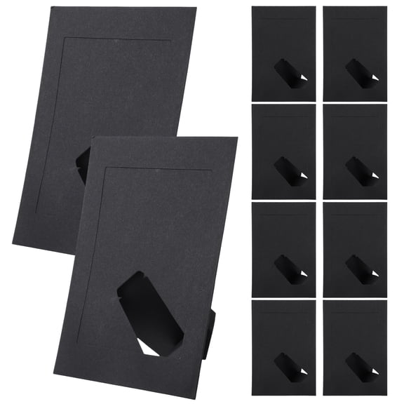 Raindrops 10pcs Paper Picture Frame Paper Photo Holder Single Photo Display Frame Paper Frame
