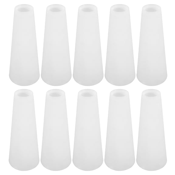 Raindrops 10pcs Tapered Yarn Cones Plastic Wool Tubes for Textile Winding Thread Winding Bobbins for Sewing Machine Accessories Embroidery Crafting and DIY Projects