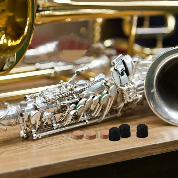 Raindrops 10pcs Trombone Slide Rubber End Tip Bumper Valve Cork Pad Instrument Accessories For Trumpet Repair Brass Instrument Repair