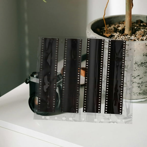 Raindrops 10pcs Waterproof PE Negative Sleeves Document Pouch for Archival Photo Holders with Heavy Duty Page