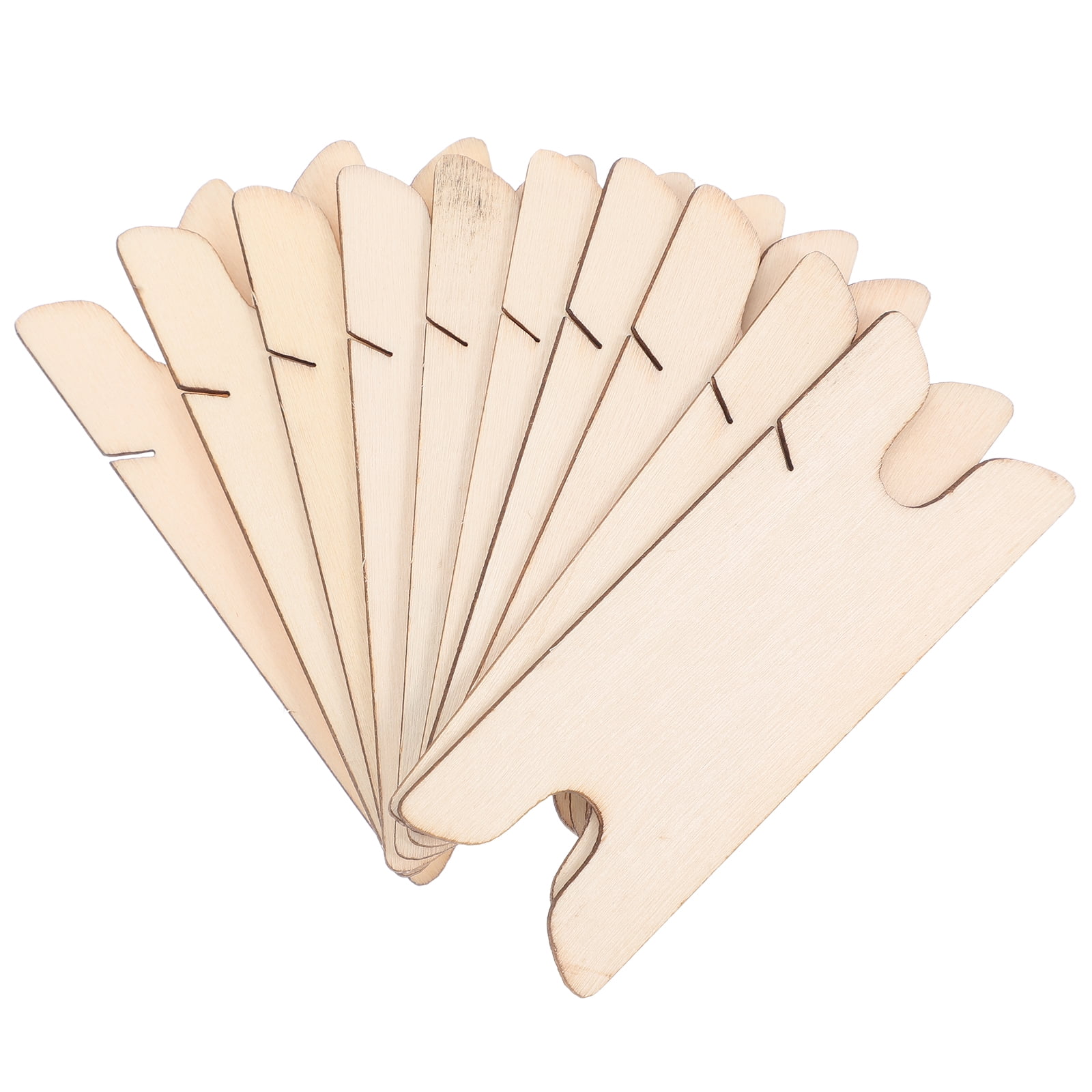 Raindrops Wood Weaving Shuttle Sticks Kit for Craft Beige 10pcs ...
