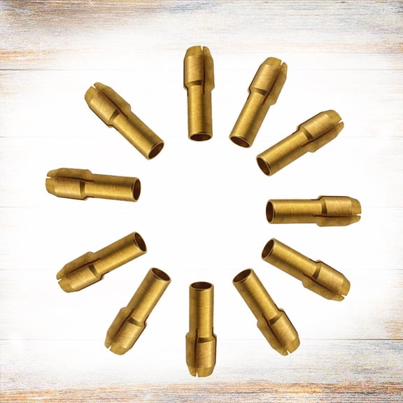 Raindrops 11PCS Per Set 0.5-3.2mm Size Electric Grinder Cross Drill Chuck Brass Chuck
