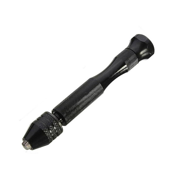 Raindrops 11Pcs Keyless Hand Drill Chuck Cylindrical Handle Manual Drill For Crafts And Wood Drilling Hobbyists