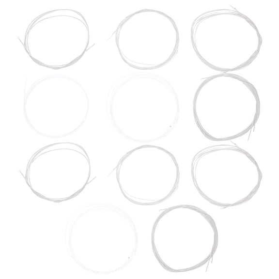 Raindrops 11Pc Balanced Tension Silverplated Oud Set for Classical and Turkish Ouds