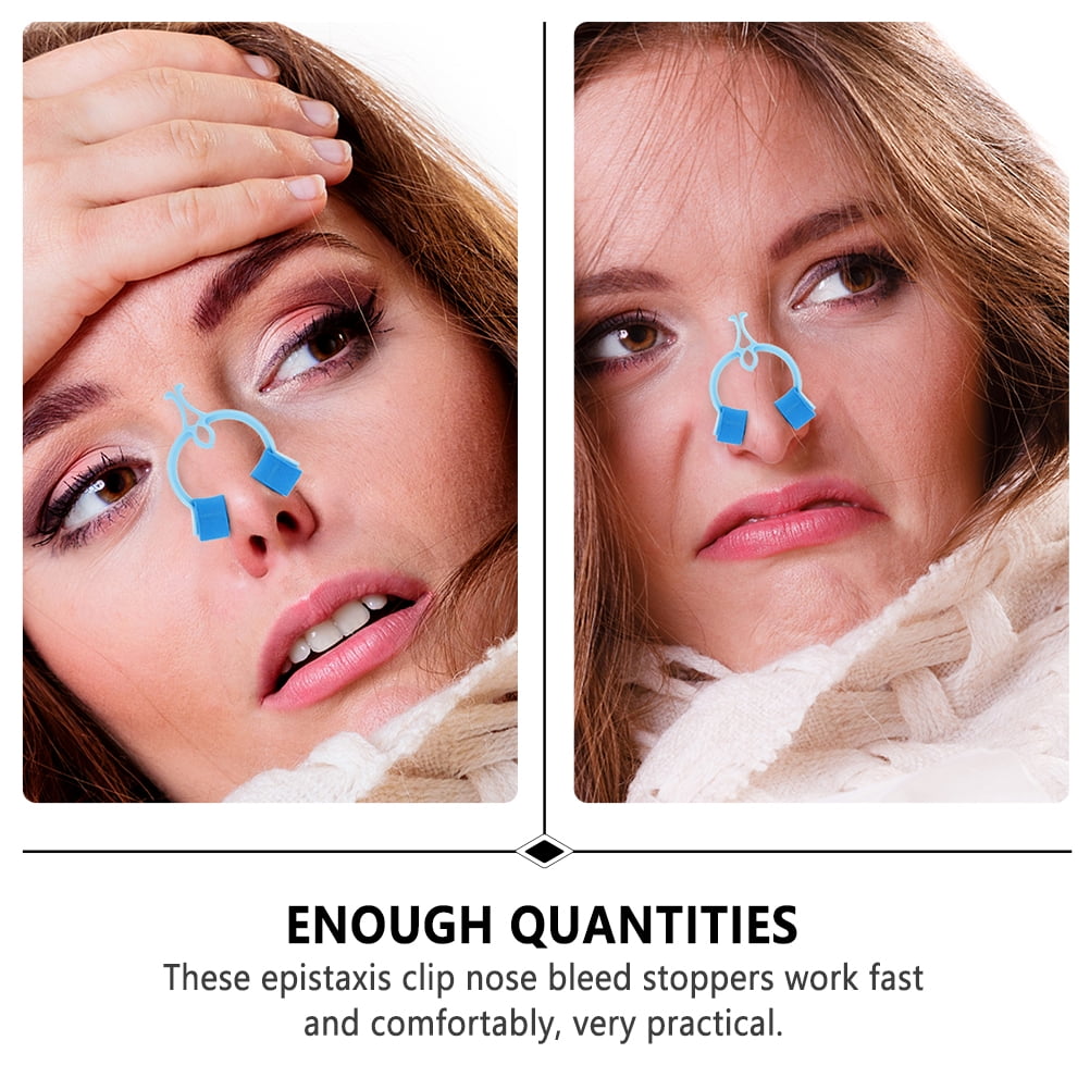 Raindrops 12 Nasal Stopper Clips for Nose Bleeds Treatment
