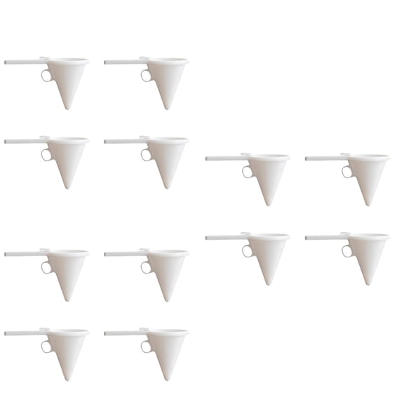 Raindrops 12 PCS Cream Icing Funnel Handheld Pour Transferring Tools Cake Chocolate Funnel Dispenser for Baking Cake Decorating Accessories
