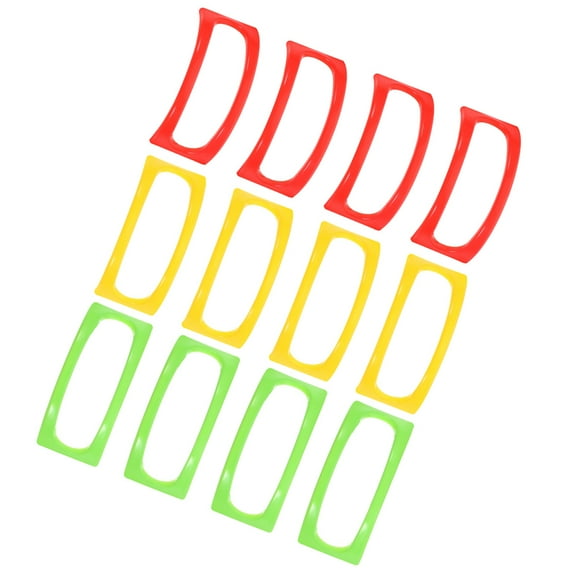 Raindrops 12PCS Taco Holder Stand Server for Soft and Hard Shell Taco Tray Plates for Individual Serving Party Supplies