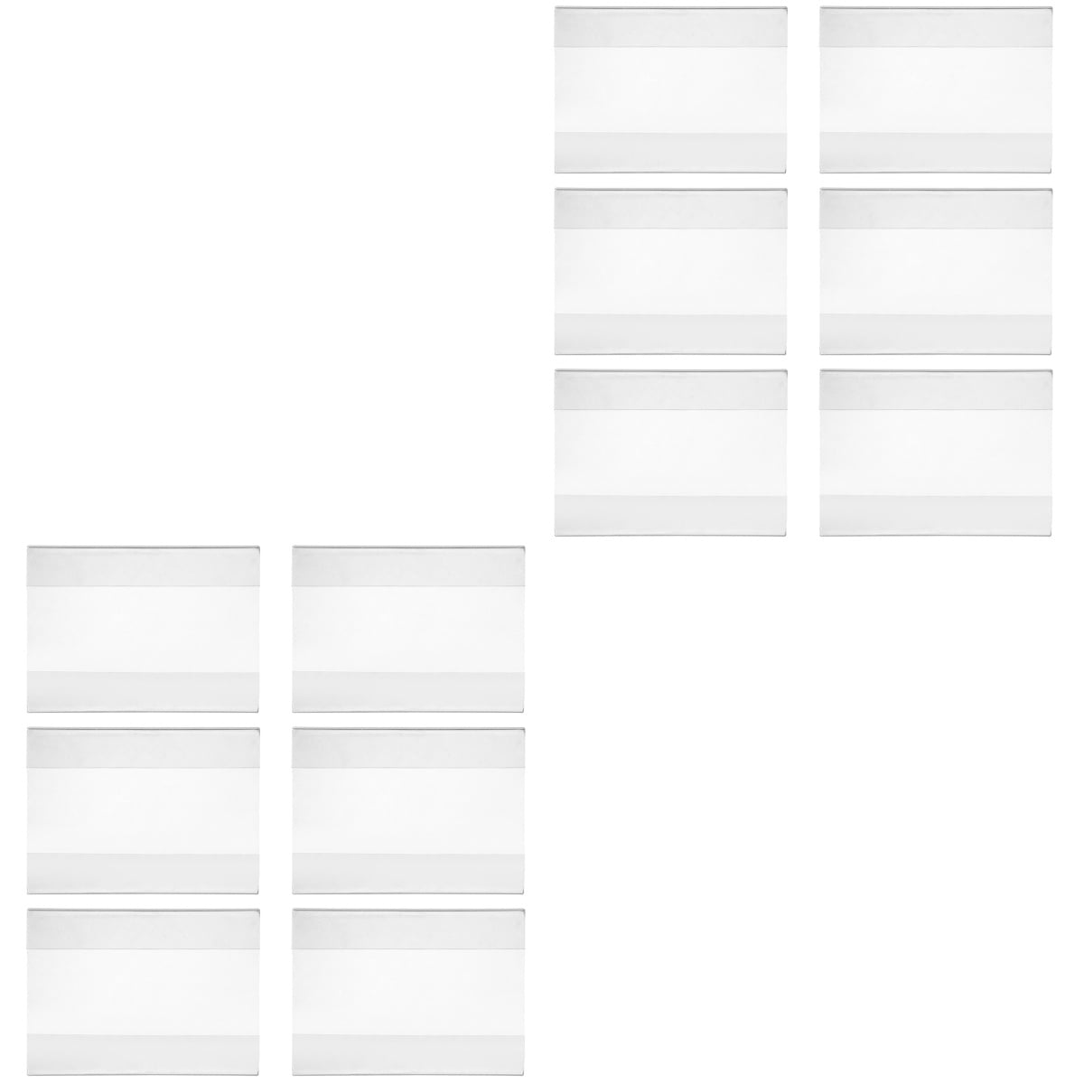 Signing Storage Rack Raindrops 12 Pcs Acrylic Sign Holder Menu Storage Racks Simple Desk ...