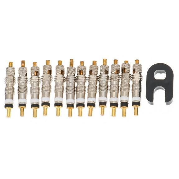 Raindrops Valve Core Tool Bike Assorted Color 13Set 0.5X0.4In