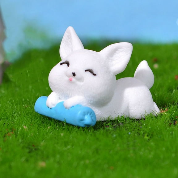 Raindrops  12 Pcs Cake Toppers Fox Ornament Mini Statue Ornaments