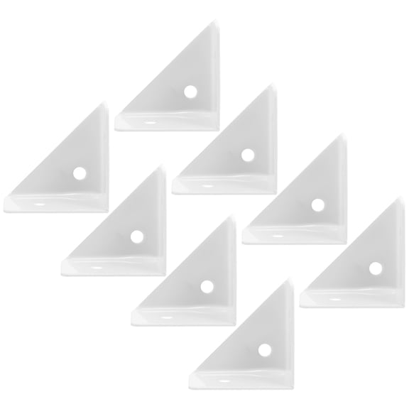 Raindrops  12 Pcs Corner Braces Shelf Mounting Brackets Kitchen for White