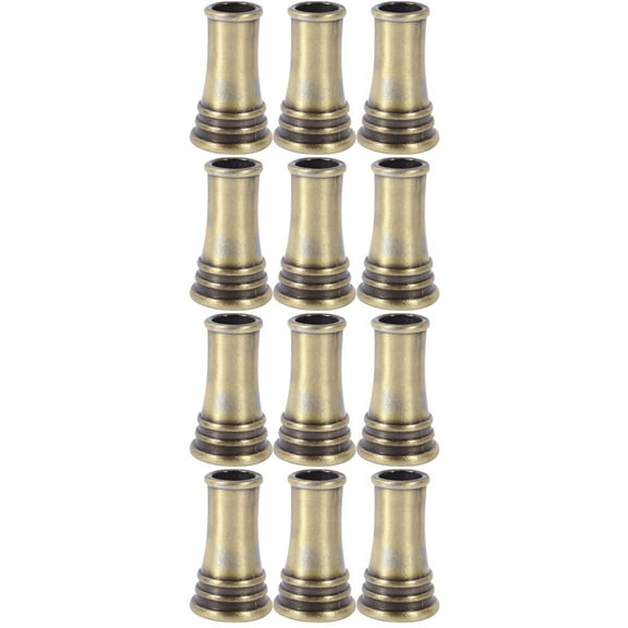 Raindrops 12 Pcs Metal Pen Holder Single Pen Holder Copper Pen Stand Desk Pen Holder Base for Home Office