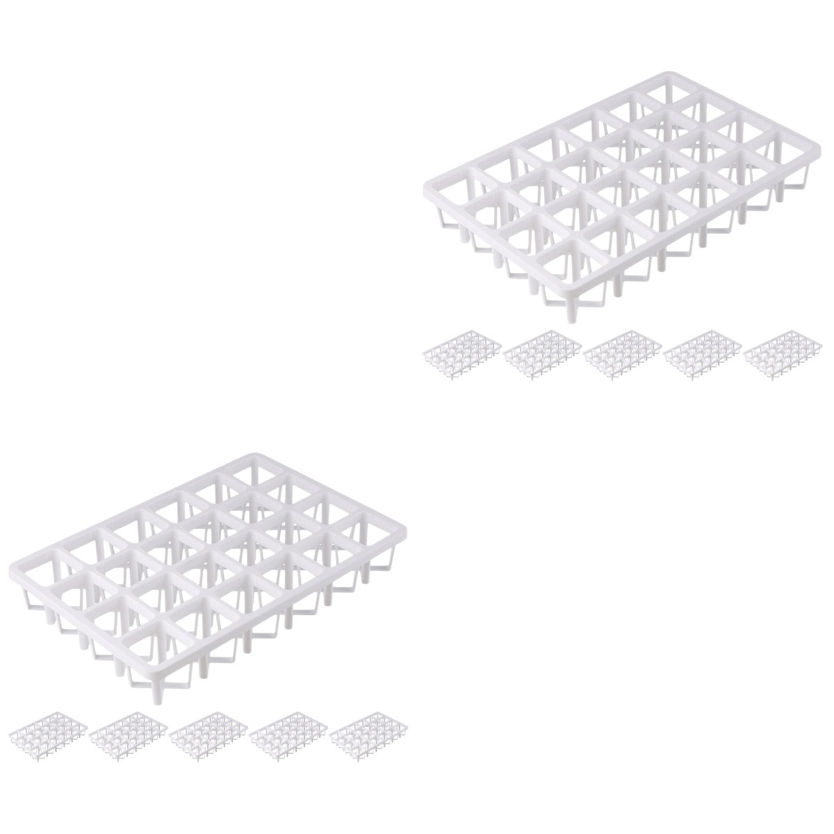 Germination Rack Raindrops 12 Pcs Plant Germination Rack Square Role Plant Growing Cup ...