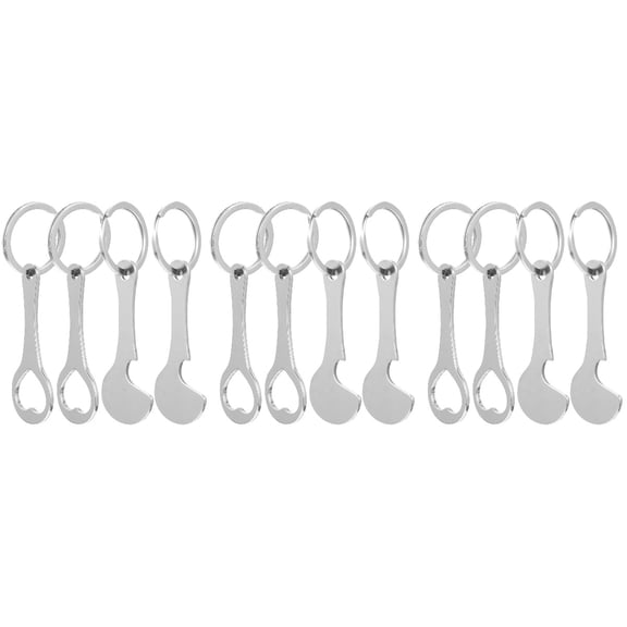 Raindrops 12 Pcs  Portable Trolley Removers Metal Shopping Trolley Tokens Multi-functional Trolley Tokens