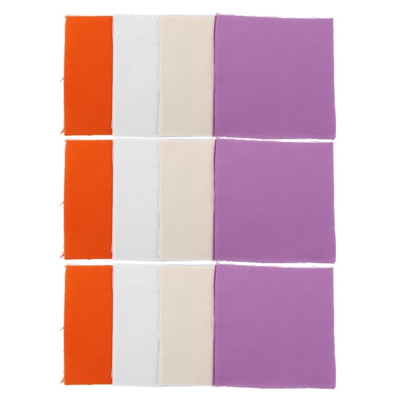 Raindrops Cotton Embroidery Fabric Soft Comfortable for Sewing Projects 12Pcs