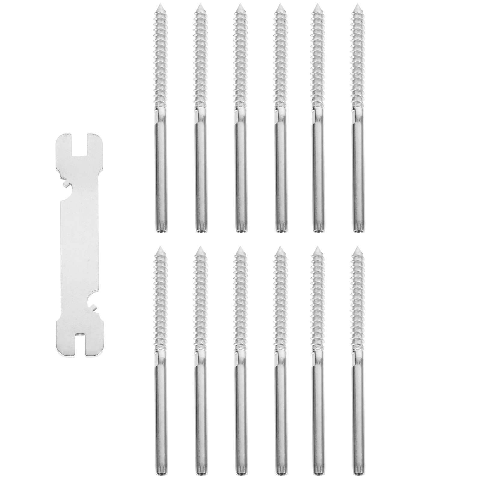 Terminal Screw Rotation Raindrops 12 Pcs Screws Terminal Wire Rope Rotation Cable Fittings ...