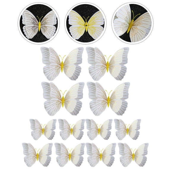 Raindrops 12 Pcs Three-dimensional Wall Decoration Creative Ornaments Simple Shape