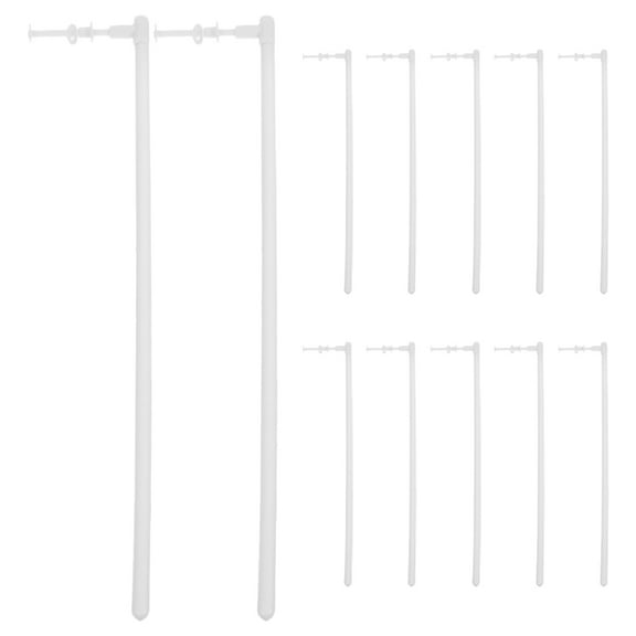 Raindrops 12 Pcs Windmill Accessories Spinner Replacement Rod White