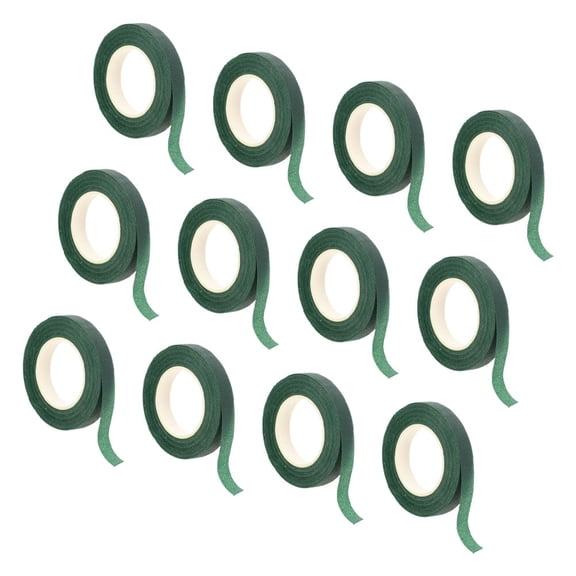 Raindrops 12 Rolls of Florist Tape Stretchable Tape for Bouquets and Floral Crafts Floral Tape Florist Wraps DIY Flower Supplies for Bouquet Stem Wrapping