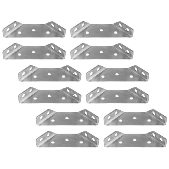 Raindrops 12 Sets Stainless Steel Angle Code Connecting Parts