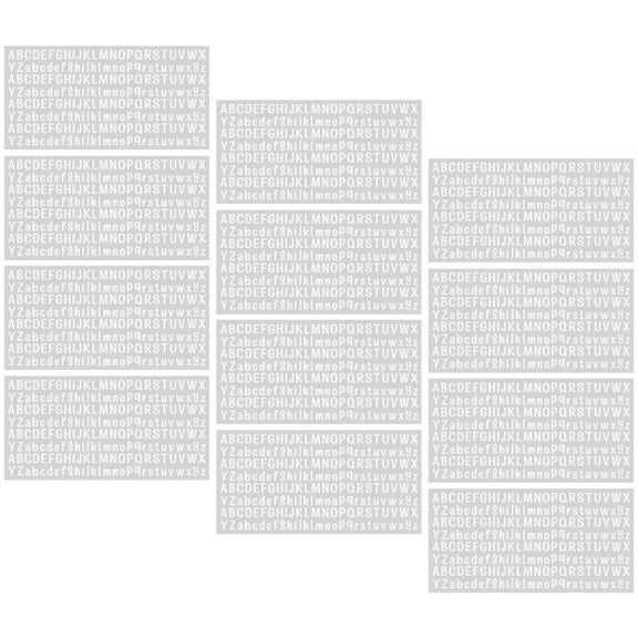 Raindrops Letter Stickers for Kids, 12 Sheets, and Easy to Use for Students and Crafts