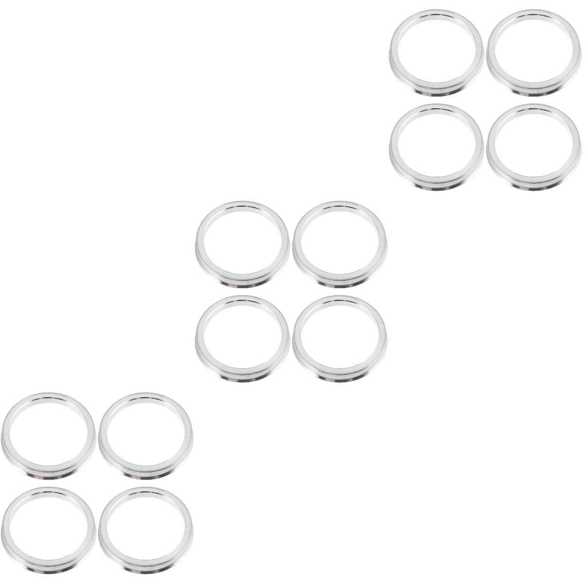 Raindrops 12 pcs Car Aluminum Alloy Hub Centric Rings Vehicle Hub Wheel ...