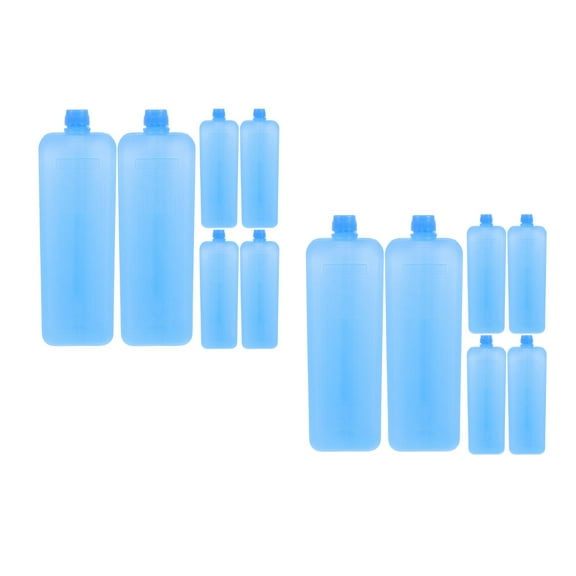 Raindrops 12-Pack Reusable Cooler Packs Ice Packs for Coolers Freezer Packs Outdoor Use Daily Ice Packs