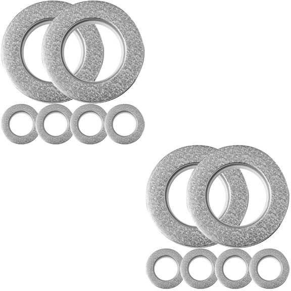 Raindrops 12 pcs Drapery Grommets Reusable Curtain Grommets Plastic Drapery Grommets for Replace