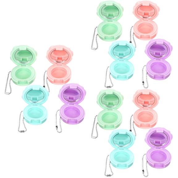 Raindrops 12 pcs Empty Makeup Eyeshadow Cases Eyeshadow Storage Case Travel Eyeshadow Containers