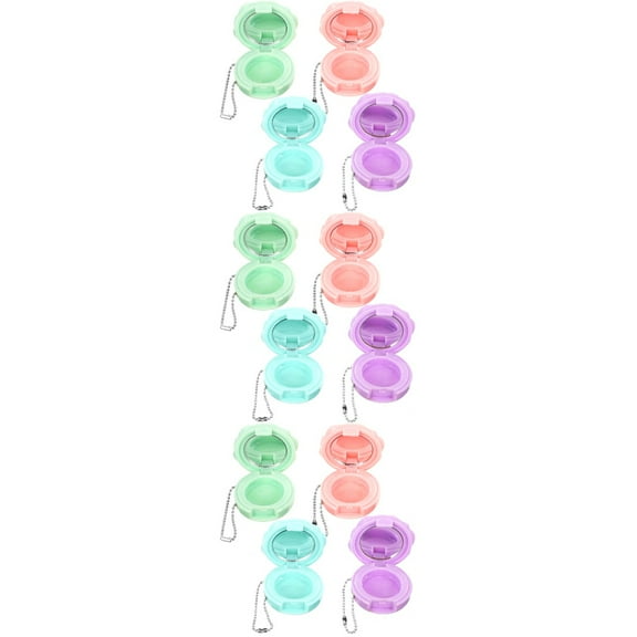 Raindrops 12 pcs  Eyeshadow Cases Empty Lipstick Cases Refillable Cosmetics Containers for Women Girls