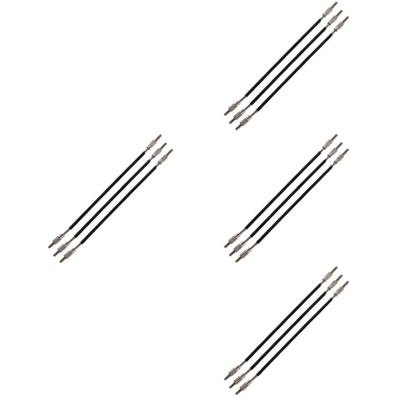 Raindrops 12-Pack 4/4 Violin Tailpiece Cords Replacement Strings for Violin Musical Instrument Parts Accessories