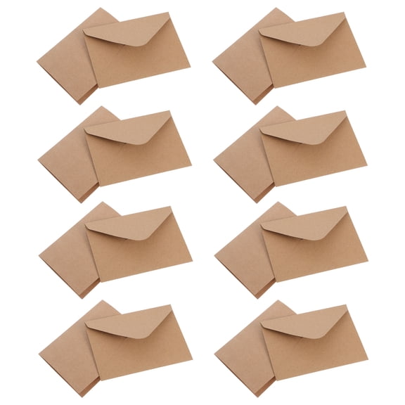 Raindrops 120 Pcs DIY Invitation Cards Folded Wedding Invitations Khaki