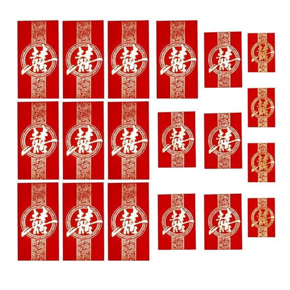 Raindrops 120pcs Chinese Wedding Red Envelopes Gift Cash Packets Chinese Wedding Favors