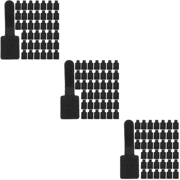 Raindrops 120 pcs Cable Organizer Hook and Loop Cable Management Strap Adhesive Cable Tie