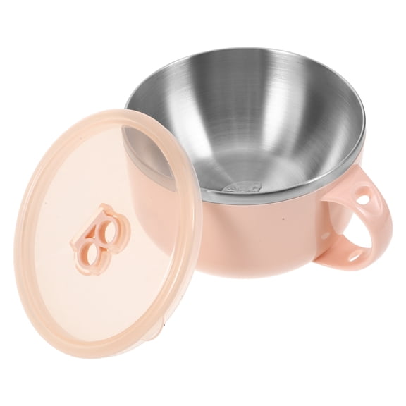 Raindrops 1200 Ml Lid Noodle Bowl Large Capacity Food Container Snack Cereal