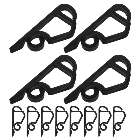 Raindrops 120pcs Gutter Hooks Patio Lights Hooks Outdoor Light Clips String Lights Plastic Hooks For Hanging Christmas And Halloween Decorations