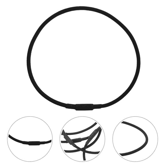 Raindrops 12Pcs Black Rubber Bands Microphone Shock Absorbing Elastic Bands for Condenser Mic